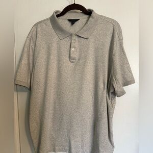 Banana Republic Light Gray Polo Shirt